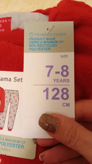 Pigiama pile Primark 7-8 anni