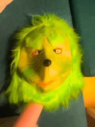 Disfraz Máscara Grinch Peluche