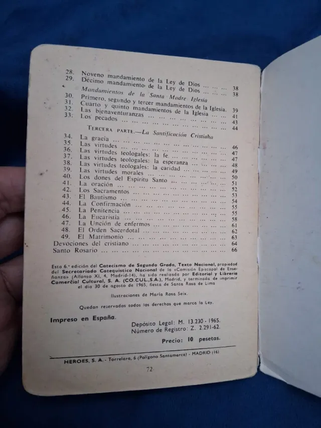 Catecismo Doctrina Cristiana 1965