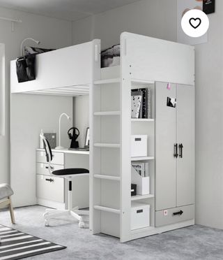 Litera Ikea como nueva SMÅSTAD Cama alta