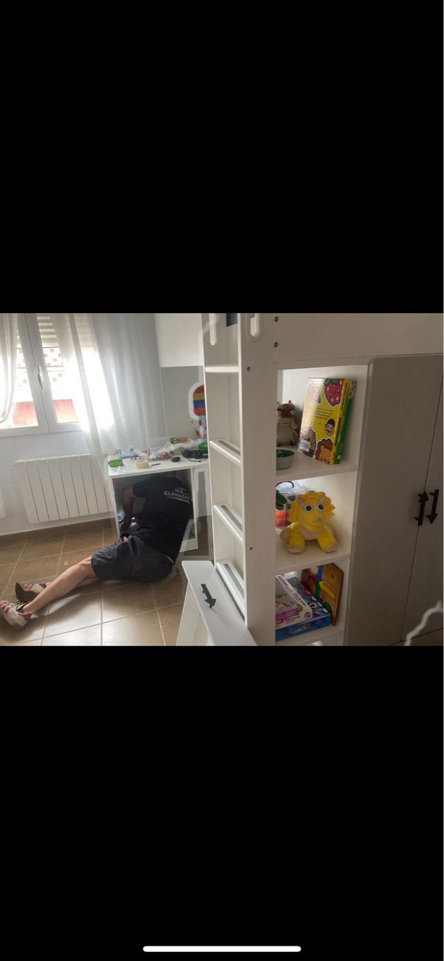 Litera Ikea como nueva SMÅSTAD Cama alta