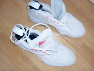 Adidas Sapatillas Blancas y Rosas