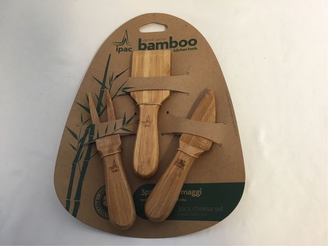 Set 3 pz formaggi ipac bamboo