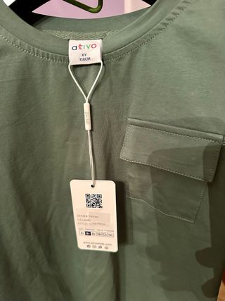 T-shirt Ativo Kids per bimbo 6 anni