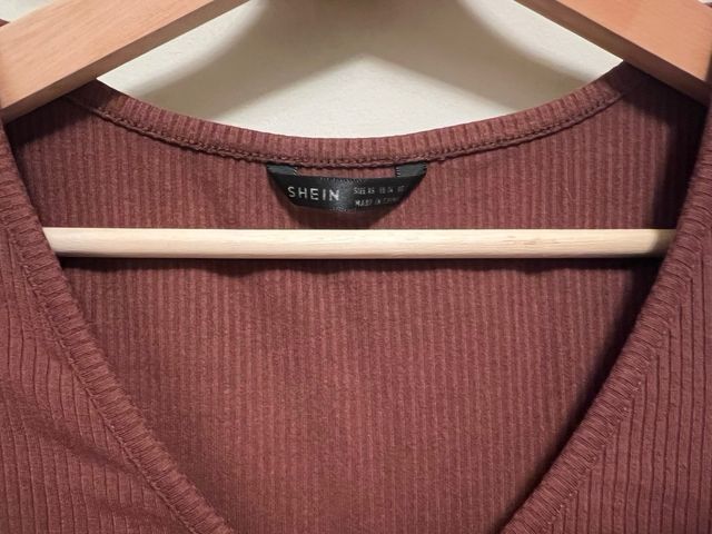 Camiseta SHEIN manga corta mujer XS