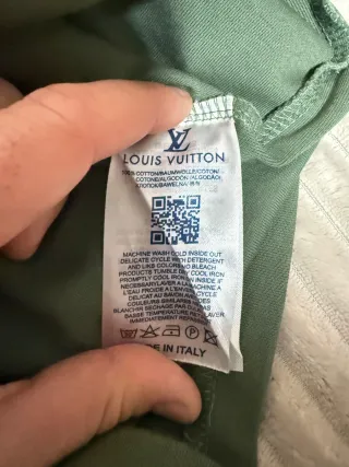 Camiseta Louis Vuitton Verde Talla S