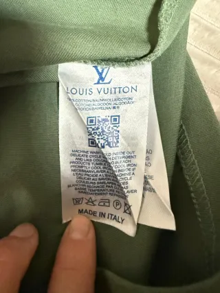 Camiseta Louis Vuitton Verde Talla S