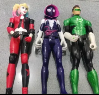 OFERTA Lote Figuras: Linterna Verde, Ghost Spider