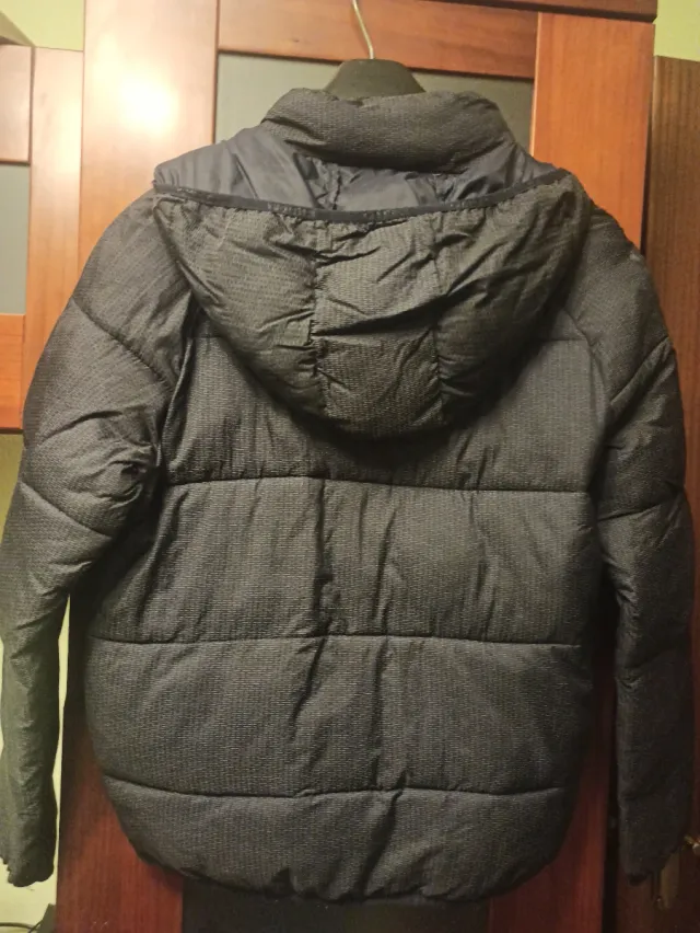 Cazadora Kappa azul marino con Capucha