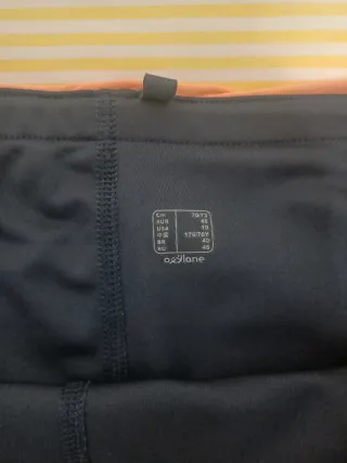 Falda pantalón pádel Artengo azul marino y coral