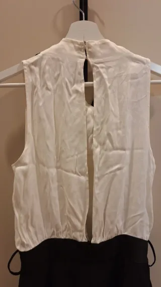 Mono Zara Blanco y Negro