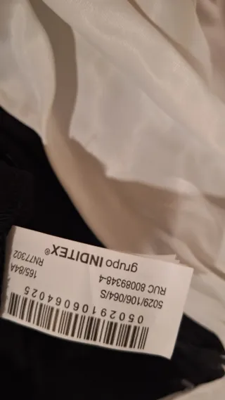 Mono Zara Blanco y Negro