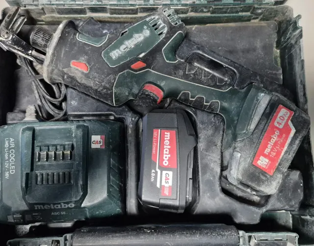 Sierra Sable Metabo SSE 18 LTX+baterias