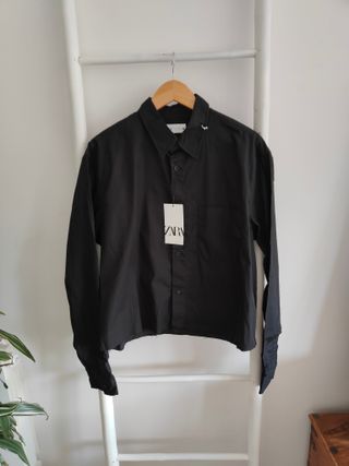 Camisa Zara Man Negra