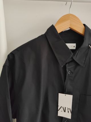 Camisa Zara Man Negra
