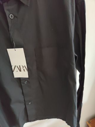 Camisa Zara Man Negra