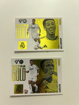 Cromos Extra Gold Panini Bellingham Vinícius