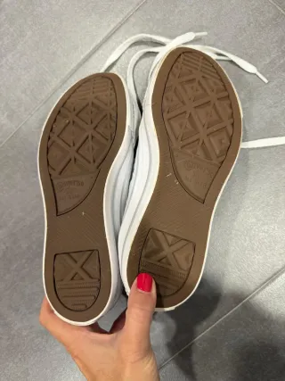 Zapatillas Converse Grises y Rosas