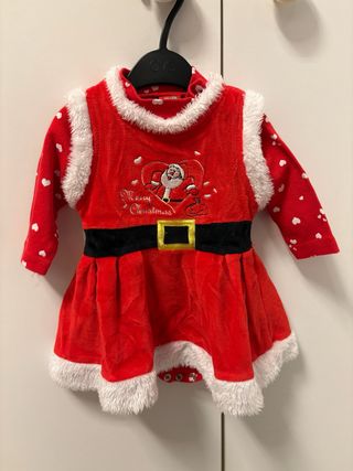 Vestitino Natale Neonata 0-3 Mesi