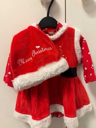 Vestitino Natale Neonata 0-3 Mesi