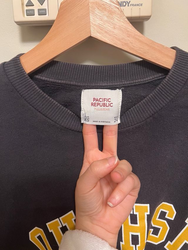 Sudadera Southsea Legendary College Negra XS