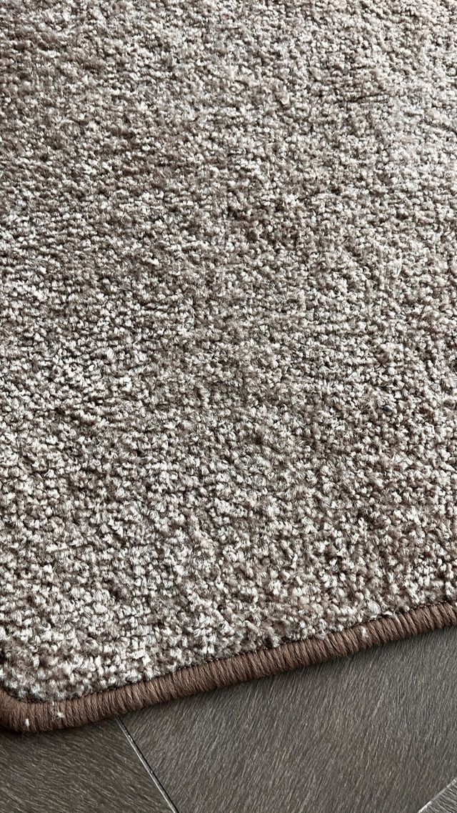 Alfombra marrón 188x130 cm