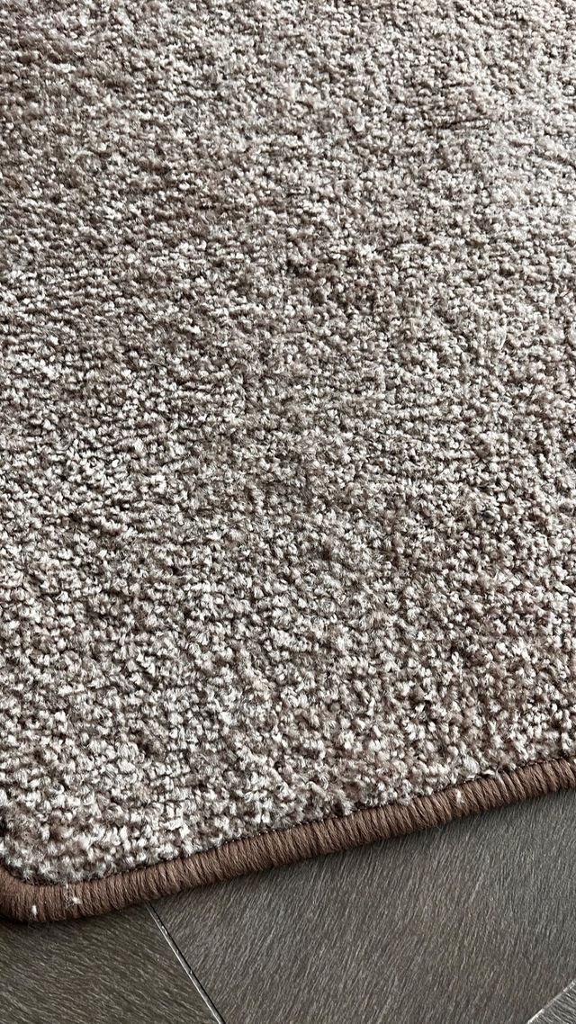 Alfombra marrón 188x130 cm