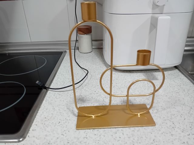 Candelabro diseño dorado jysk navidad