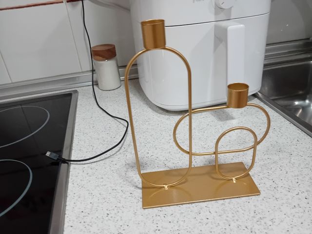 Candelabro diseño dorado jysk navidad