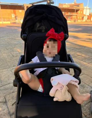 Silla de paseo negra