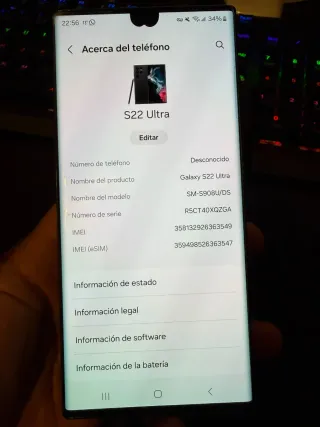 Samsung Galaxy S22 Ultra 128GB