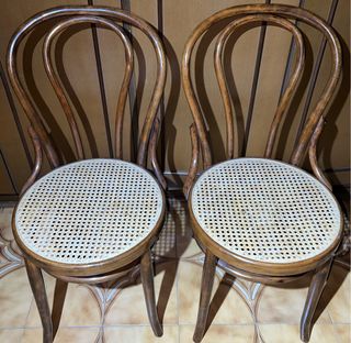 Coppia Sedie Vintage Thonet Anni '70