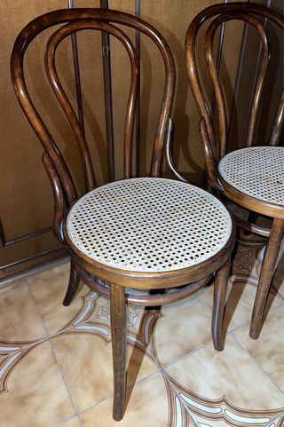 Coppia Sedie Vintage Thonet Anni '70