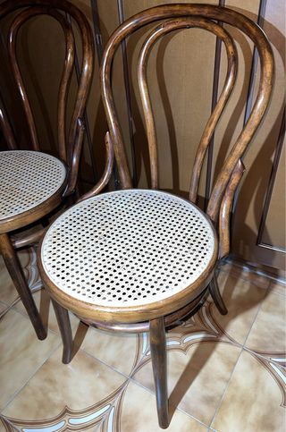 Coppia Sedie Vintage Thonet Anni '70