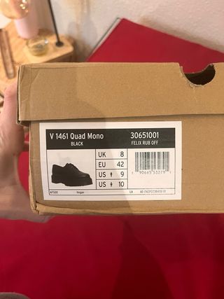 Dr Martens Felix Quad Mono Negras Nuevas