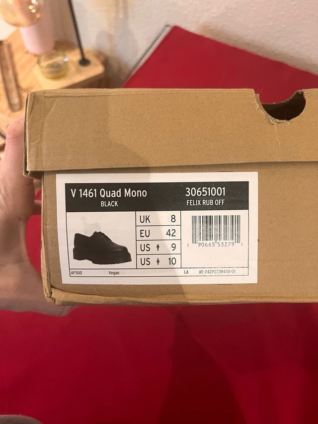 Dr Martens Felix Quad Mono Negras Nuevas