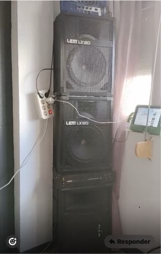 Equipo de sonido LEM LX120 y DAS