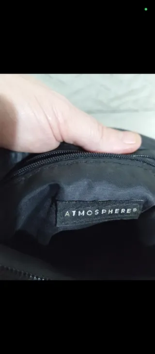 Bolso mujer negro cruzado u hombro. Atmosphere