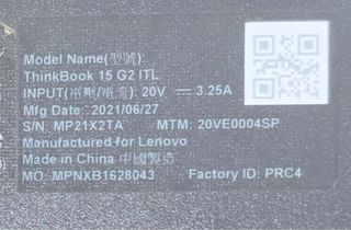 Portátil Lenovo Thinkbook Gris/Plata