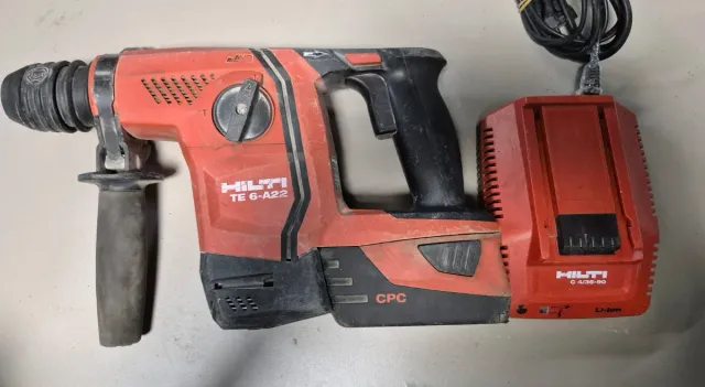 Hilti TE 6-A22 Martillo Rotativo + Cargador+Bateri