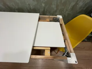 Mesa extensible blanca Ikea EKEDALEN