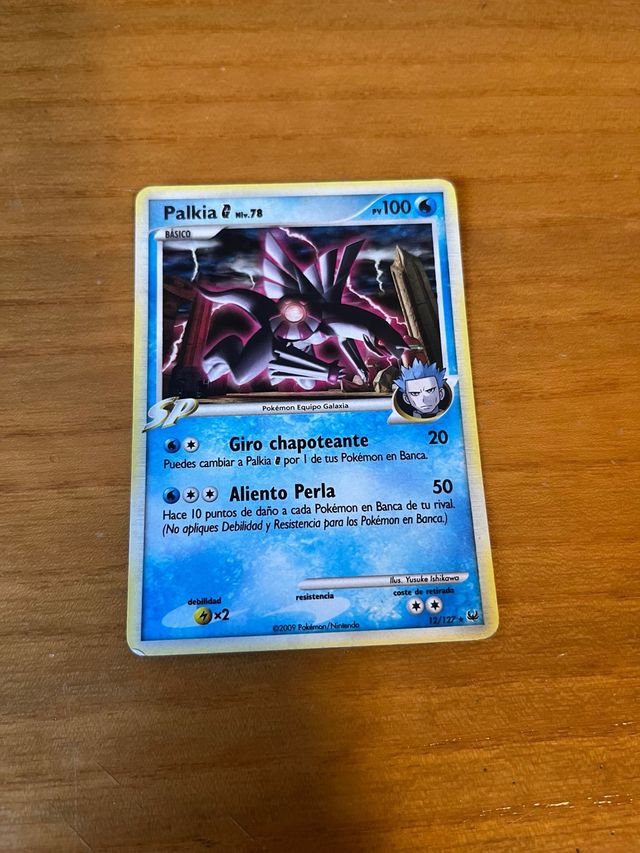 Palkia G Nivel 78 Carta Pokémon