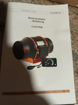 Extractor de aire FanGoFast 150mm