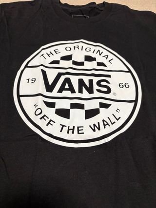 Camiseta Vans Negra Talla S