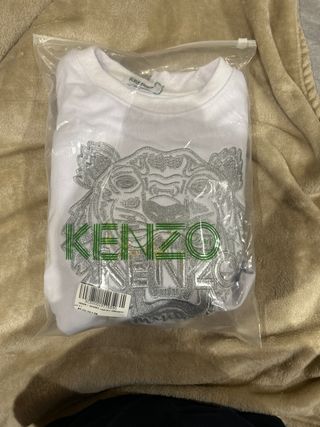 Sudadera Kenzo Paris Blanca en perfecto estado