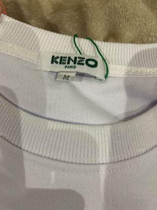 Sudadera Kenzo Paris Blanca en perfecto estado