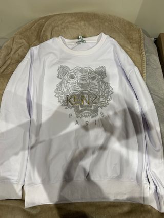 Sudadera Kenzo Paris Blanca en perfecto estado