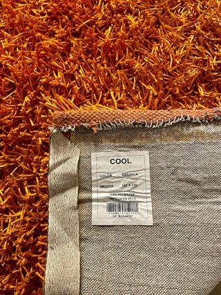 Oferta finde a 100€!Alfombra grande salón naranja