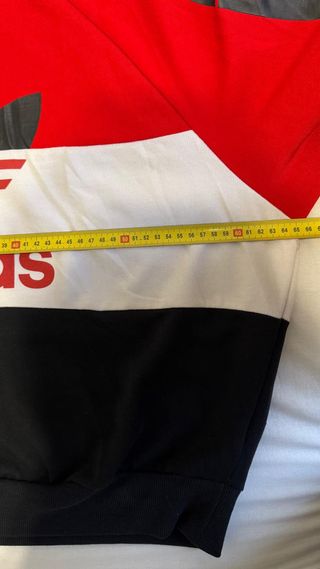 ADIDAS SUDADERA ROJA MUJER M / L