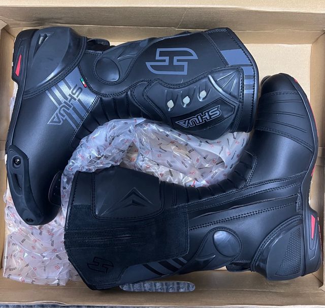 Botas moto de piel Shua Super Tech a estrenar